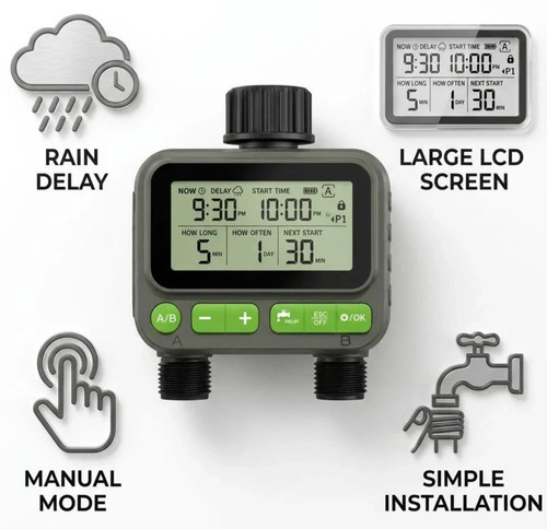 Timer irrigazione automatica - timer,